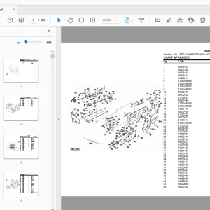 Deutz 5660 H COM 3 Parts Manual - PDF