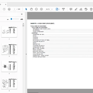 Deutz 5660HTS TOOLS AND ACCESSORIES Parts Manual 6128-12657 - PDF