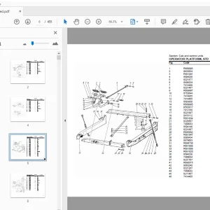 Deutz Fahr 5465H COM3 Parts Manual - PDF