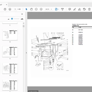 Deutz Fahr 5485HT COM3 Parts Manual - PDF