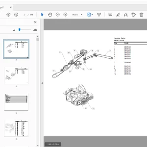 Deutz Fahr 5545H Parts Manual - PDF