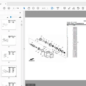 Deutz Fahr 5650H Parts Manual (13500) - PDF