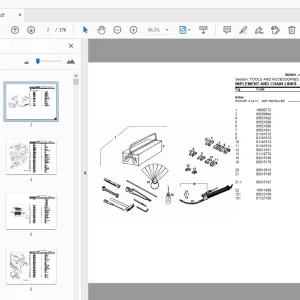 Deutz Fahr 5650H TOOLS AND ACCESSORIES Parts Manual (6128-12687) - PDF