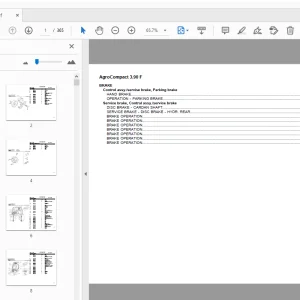 Deutz Fahr AgroCompact 3.90 F Parts Manual - PDF