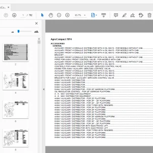 Deutz Fahr AgroCompact 70F4 Parts Manual - PDF