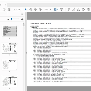 Deutz Fahr AgroCompact F90 (20-24-28) Parts Manual - PDF
