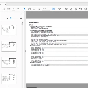 Deutz Fahr AgroPrima 4.51 Parts Manual - PDF