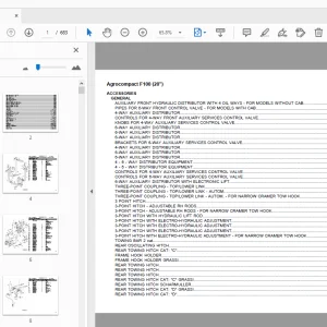 Deutz Fahr Agrocompact F100 (20) Parts Manual - PDF DOWNLOAD