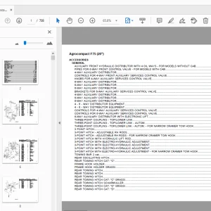 Deutz Fahr Agrocompact F75 (20) Parts Manual - PDF