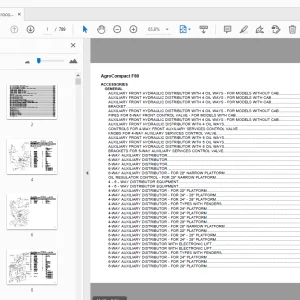Deutz Fahr Agrocompact F80 Parts Manual - PDF