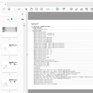 Deutz Fahr Agrolux 57 Parts Manual - PDF