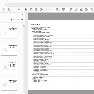 Deutz Fahr Agrolux 90 Parts Manual - PDF
