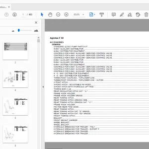 Deutz Fahr Agrolux F50 Parts Manual - PDF