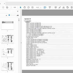 Deutz Fahr Agroplus 60 Parts Manual - PDF