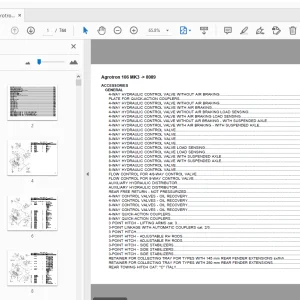 Deutz Fahr Agrotron 106 MK3 Parts Manual 8089 - PDF