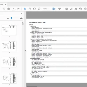 Deutz Fahr Agrotron 106 Parts Manual 8012 2000 - PDF