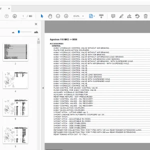 Deutz Fahr Agrotron 110 MK3 Parts Manual 8090 - PDF