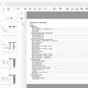 Deutz Fahr Agrotron 110 Parts Manual 8014 2000 - PDF