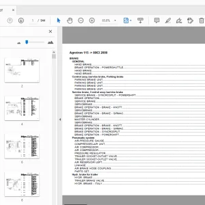 Deutz Fahr Agrotron 115 Parts Manual 8063 2000 - PDF