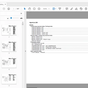 Deutz Fahr Agrotron 200 Parts Manual - PDF
