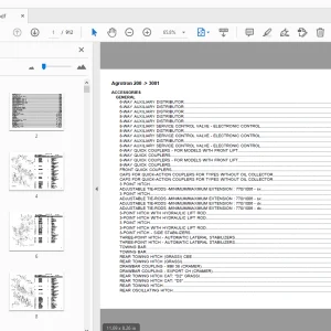 Deutz Fahr Agrotron 200 Parts Manual 3001 - PDF