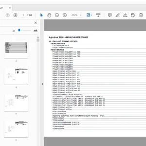 Deutz Fahr Agrotron X720 Parts Manual - PDF