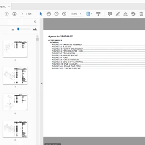 Deutz Fahr Agrovector 26.6 26.6 LP Parts Manual - PDF