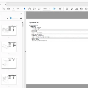 Deutz Fahr Agrovector 40.8 Parts Manual - PDF