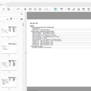 Deutz Fahr DX 3 VC.60 Parts Manual - PDF