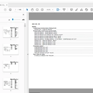 Deutz Fahr DX 3 VC.70 Parts Manual - PDF