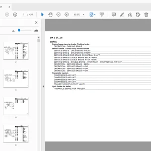 Deutz Fahr DX 3 VC.90 Parts Manual - PDF