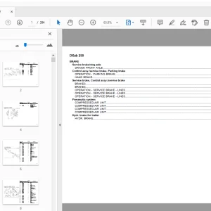 Deutz Fahr DXab 250 Parts Manual - PDF