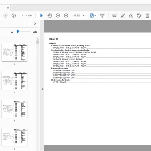 Deutz Fahr DXab 80 Parts Manual - PDF