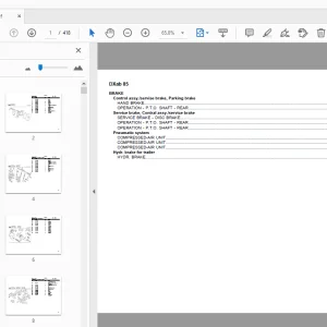 Deutz Fahr DXab 85 Parts Manual - PDF