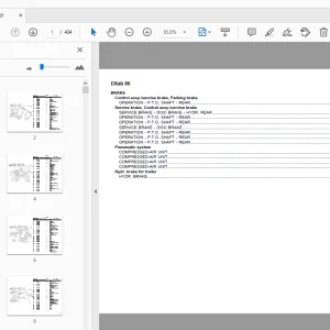 Deutz Fahr DXab 86 Parts Manual - PDF