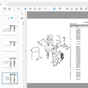 Deutz Fahr Topliner 4068 Dal Parts Manual 8646 - PDF