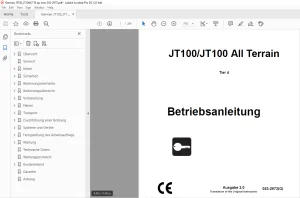Ditch Witch JT100/JT100 All Terrain Betriebsanleitung - PDF DOWNLOAD