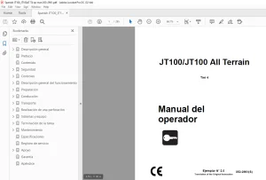Ditch Witch JT100/JT100 All Terrain Tier 4 Manual del operador