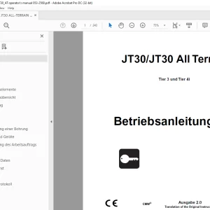 Ditch Witch JT30JT30 All Terrain Betriebsanleitung - PDF DOWNLOAD