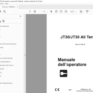 Ditch Witch JT30JT30 All Terrain Tier 3 e Tier 4i Manuale dell’operatore