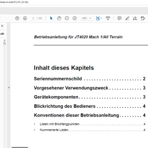 Ditch Witch JT4020 Mach 1/All Terrain Betriebsanleitung - PDF DOWNLOAD
