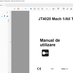 Ditch Witch JT4020 Mach 1All Terrain Manual de utilizare - PDF DOWNLOAD