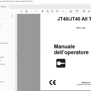Ditch Witch JT40/JT40 All Terrain HRC e LRC Manuale dell’operatore