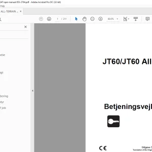 Ditch Witch JT60/JT60 All Terrain Betjeningsvejledning - PDF DOWNLOAD