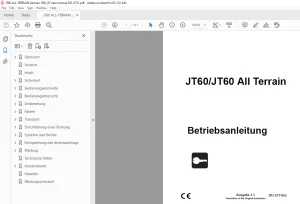 Ditch Witch JT60/JT60 All Terrain Betriebsanleitung - PDF DOWNLOAD
