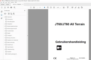 Ditch Witch JT60/JT60 All Terrain Gebruikershandleiding PDF