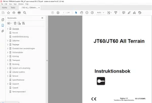 Ditch Witch JT60/JT60 All Terrain Instruktionsbok  - PDF DOWNLOAD