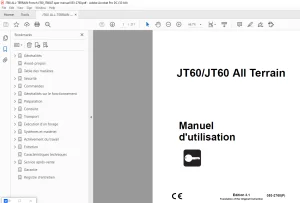Ditch Witch JT60/JT60 All Terrain Manuel d'utilisation - PDF DOWNLOAD