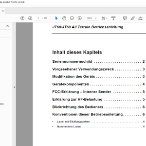 Ditch Witch JT60/JT60 All Terrain Tier 4 Betriebsanleitung PDF