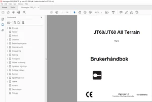 Ditch Witch JT60/JT60 All Terrain Tier 4 Brukerhåndbok - PDF DOWNLOAD